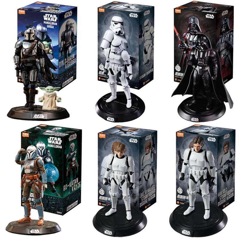 Blokees Star Wars Action Figure Filme Darth Vader Dark Trooper Anime Action Figure Coleção Brinquedos Modelo Para Crianças Presente