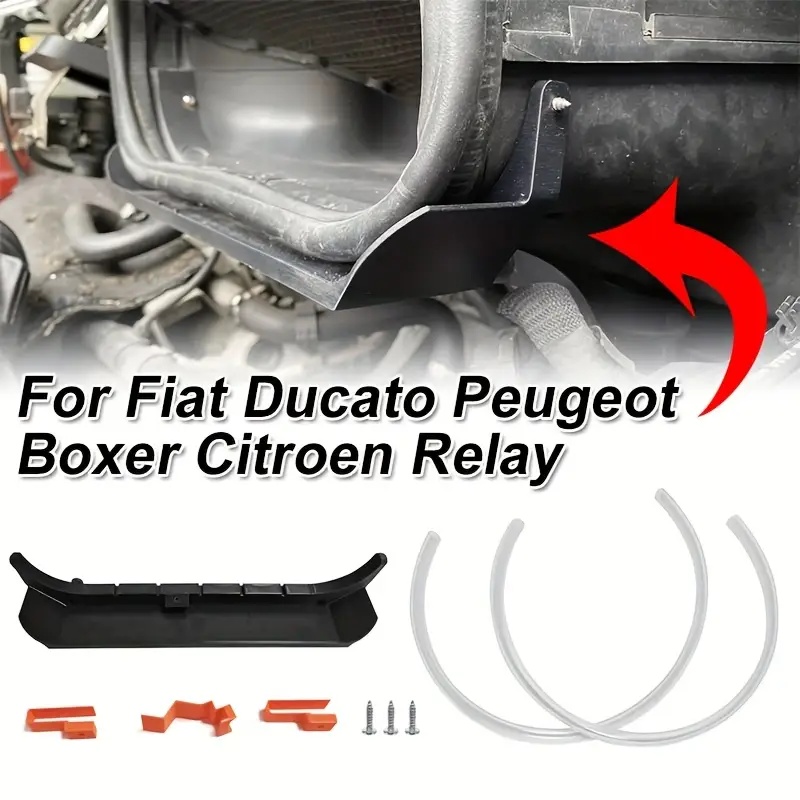 Motorhome Bonnet Vent น้ํา Deflector ชุดสกรูสําหรับ Fiat Ducato Peugeot Boxer Citroen Relay RV Camper อะไหล่รถอุปกรณ์เสริม