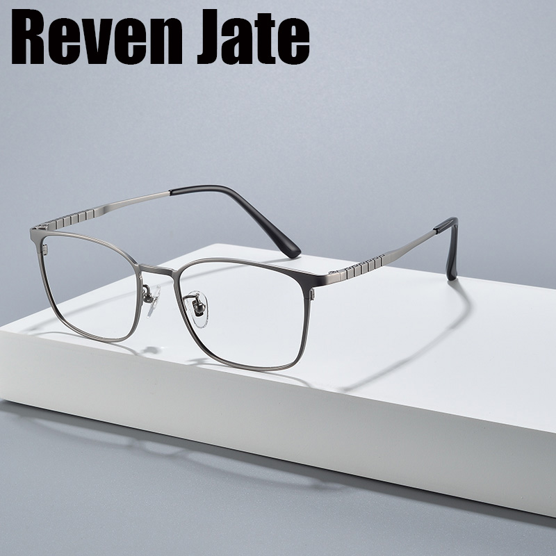 Gafas ópticas Reven Jate 5005, montura de titanio puro, gafas graduadas para hombres y mujeres, gafas Rx para hombre y mujer