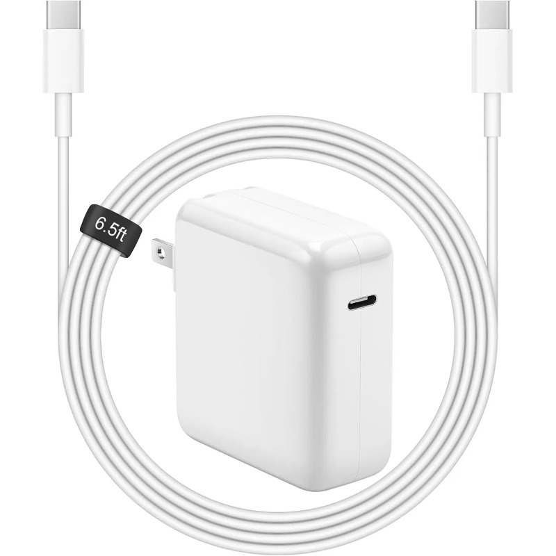 PD 30W 60W 87W 96W USB C Charger Power Adapter untuk MacBook Pro 16, 15, 13 inci, New Air 13 inci 2020/2019/2018, Berfungsi dengan Tipe C