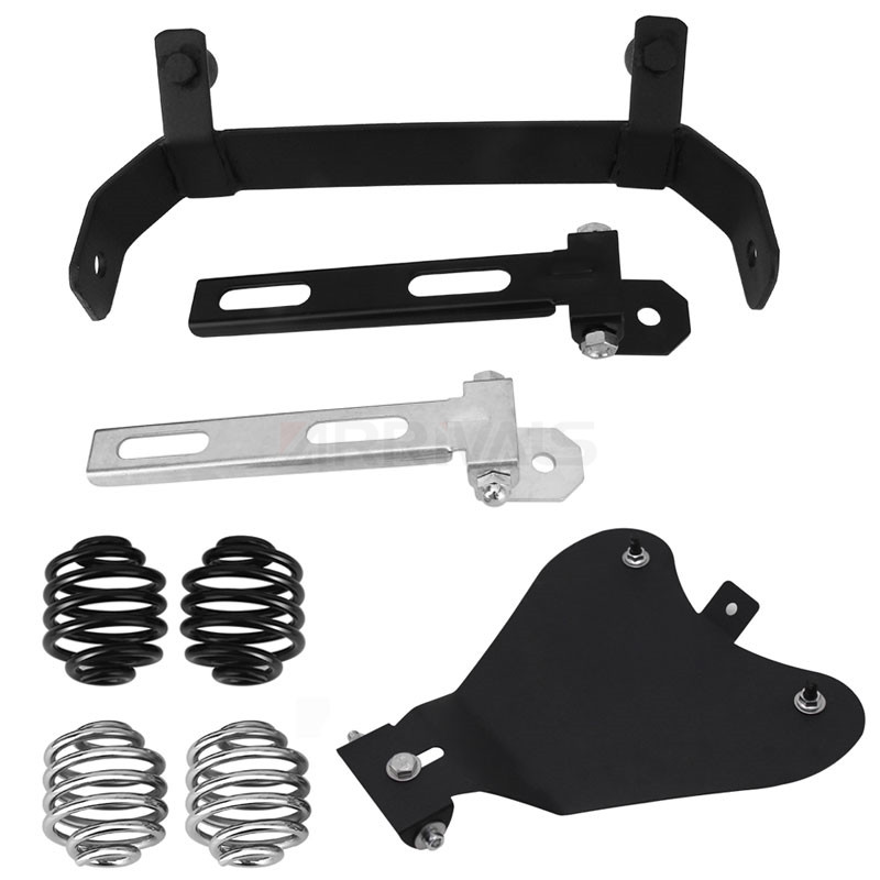 Stahl Motorrad Solo Sitz Montieren Kit Sitz Federn Clip Halterung Für Harley Sportster 48 XL 883 1200 Bobber Chopper