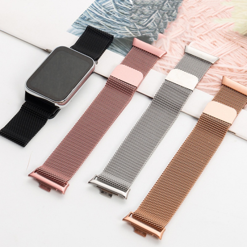 Milanaise-Armband für Redmi Watch 4/5 Smartwatch, Xiaomi Mi Band 8/9 Pro Ersatz-Metallarmband, Zubehör