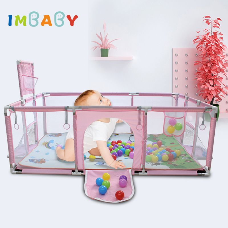 Immaby Baby Laufs tall Aktivitäten für Baby großen Baby Spielplatz Spiel Laufs tall für Kinder Indoor Barriere Schutz für Baby Zaun