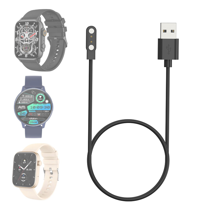 Adattatore per caricabatterie Smartwatch Cavo di ricarica USB per Colmi C81/P71/P73/V68/P9/P8 Plus/P28/P45/C61/C60/i20/i31 Smart Watch Charge