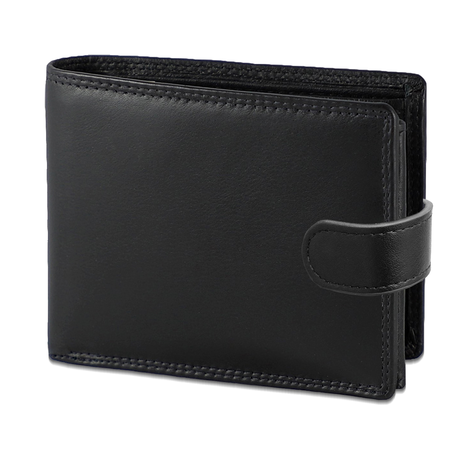 Portefeuille élégant en cuir PU, grande capacité, Design mince, avec fentes multi-cartes, cadeau idéal pour les hommes, 1 pièce