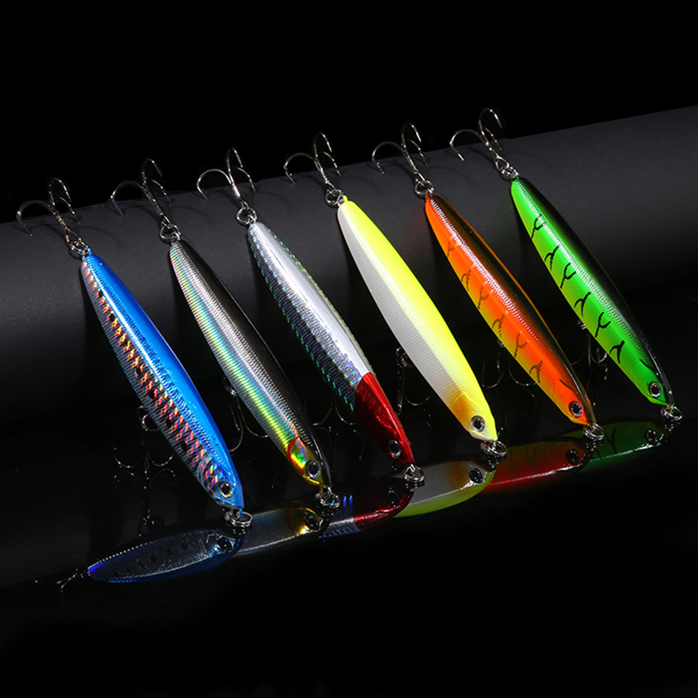 ดินสอ Sinking Fishing Lure น้ําหนัก 10-24g Bass Fishing Tackle Perch Lures Pesca อุปกรณ์เสริมปลาน้ําเค็มเหยื่อ Isca ประดิษฐ์