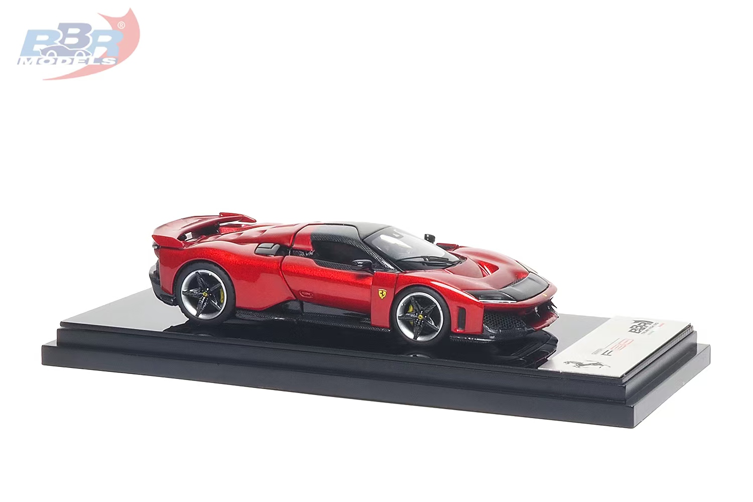 Arbox X BBR 1:64 F80 Supercar Rosso Rosso Modellino Auto in Metallo Pressofuso