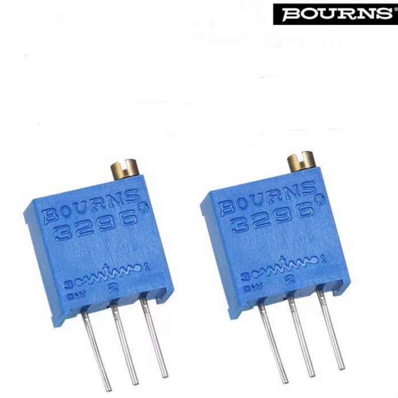 5 sztuk/partia Oryginalny, autentyczny precyzyjny potencjometr wieloobrotowy Bourns 3296W-1-100Lf 101/102/103/104/105/201/202/203/501/502/503/204/500/501/502 10K100K