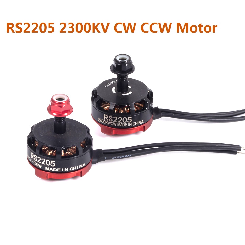 Moteur sans balais RC RS2205 2205 2300KV CW CCW pour 2-6s 20A/30A/40A ESC 5045 hélice FPV RC QAV250 X210 Drone de course Multicopter