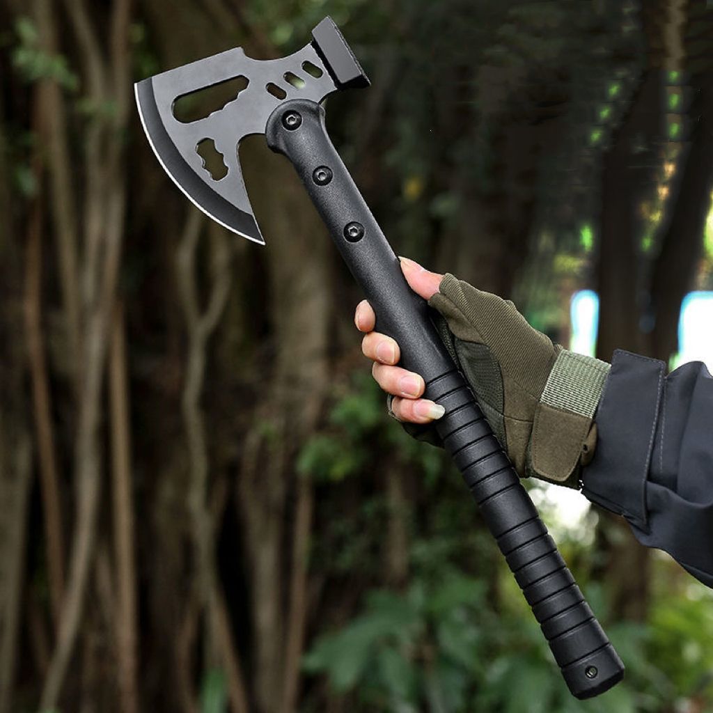 Outdoor Portable EDC Multifunctional Camping Fire Axe Car Emergency Survival Window Breaking Tool