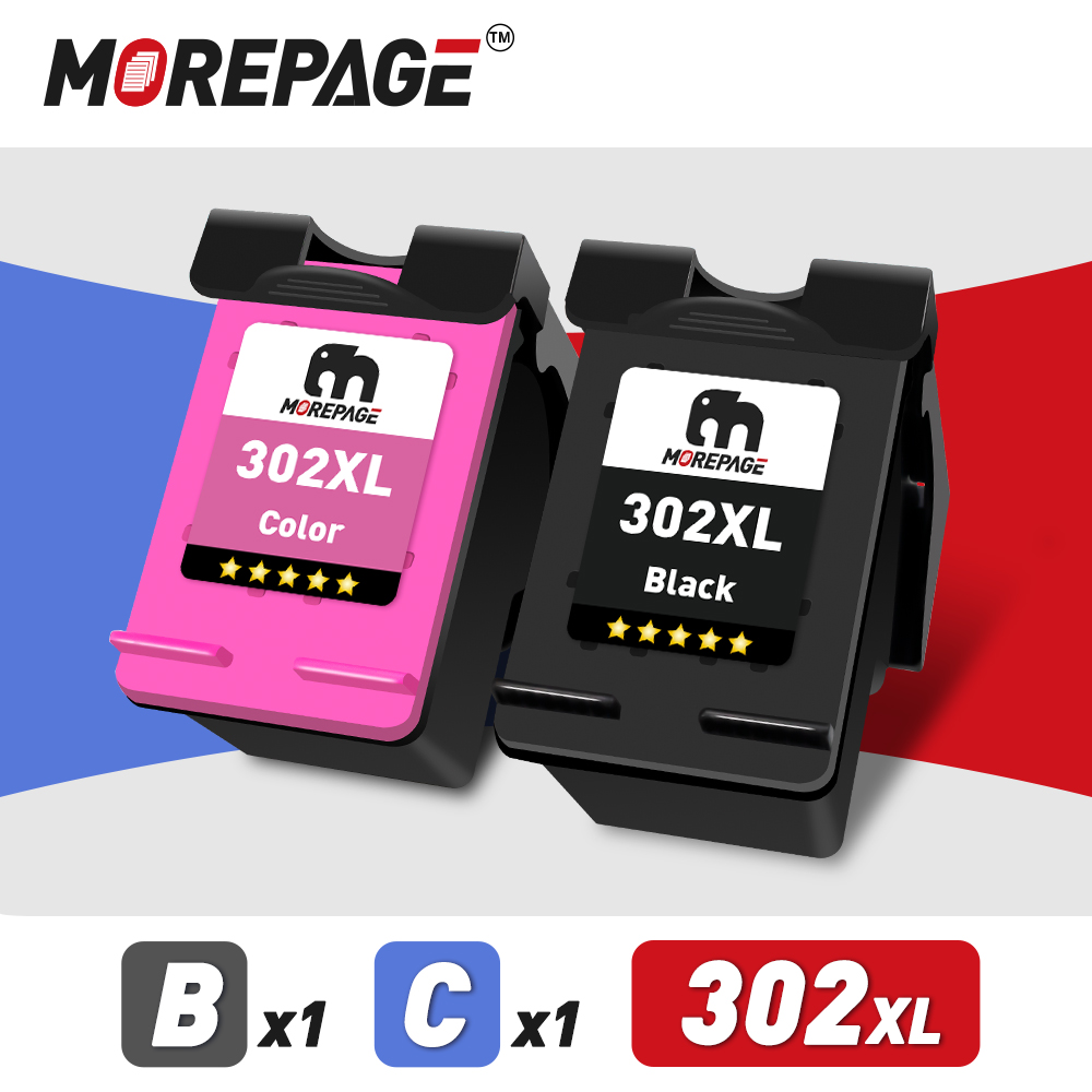 Чернильный картридж Morepage 302xl HP 302 XL для принтера HP Deskjet 2130 ENVY 4520 Officejet 4650 Deskjet 3630