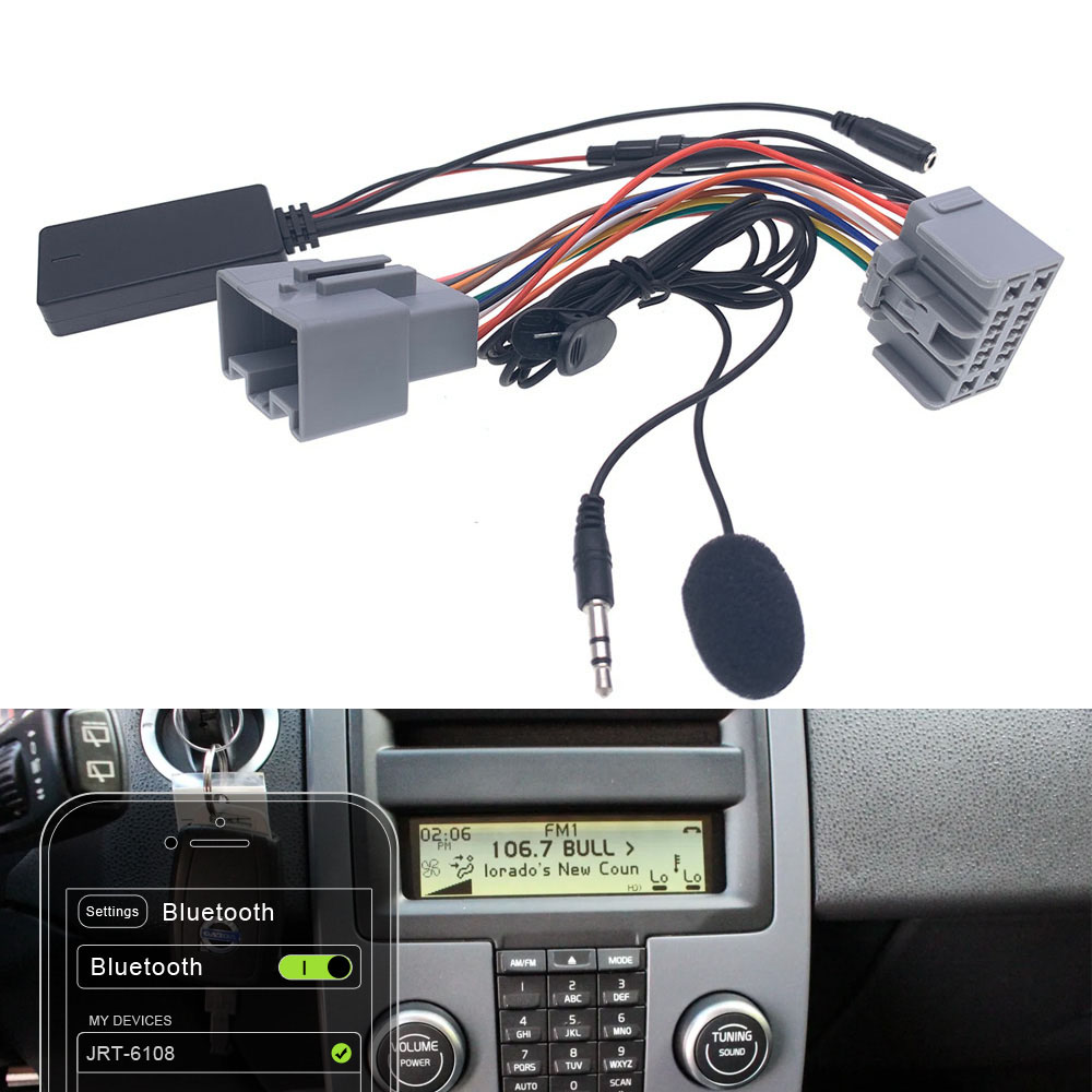 Módulo Bluetooth con manos libres para coche, adaptador auxiliar para Volvo C30, S40, V40, V50, S60, S70, C70, V70, XC70, S80, XC90, accesorios para automóviles