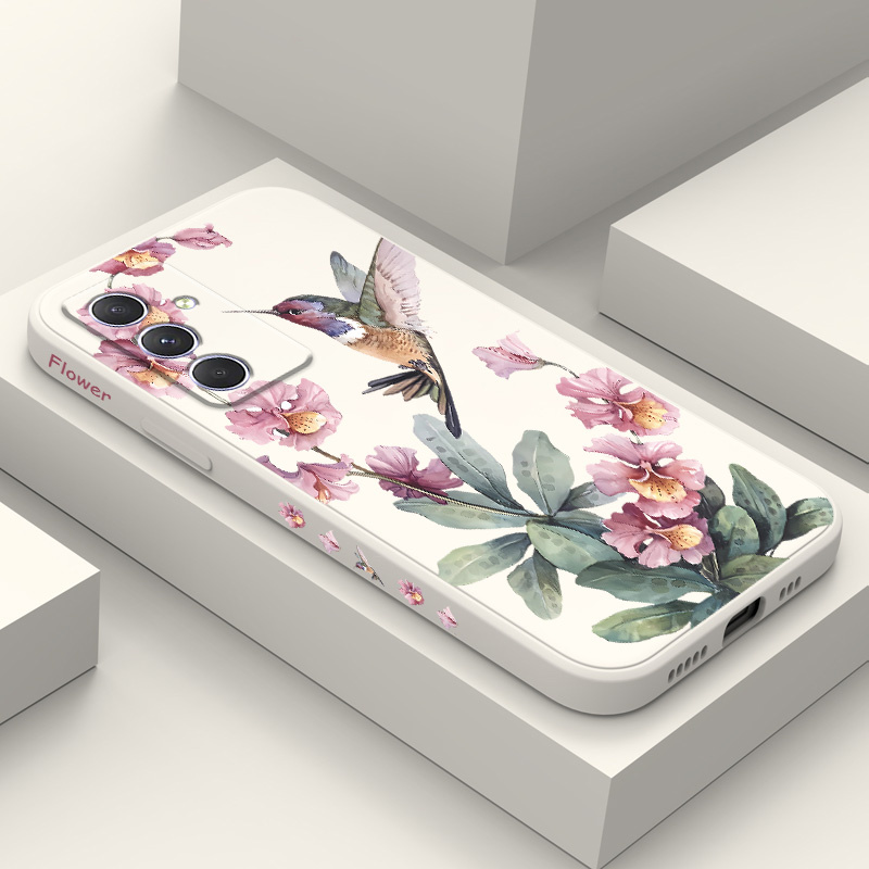 Rosa Azaleas Cassa Del Telefono Per Samsung A56 A55 A36 A35 A26 A25 A17 A16 A15 A07 A06 A05 A05S A54 A34 A24 A14 A04 A04S A04E 5G Copertura