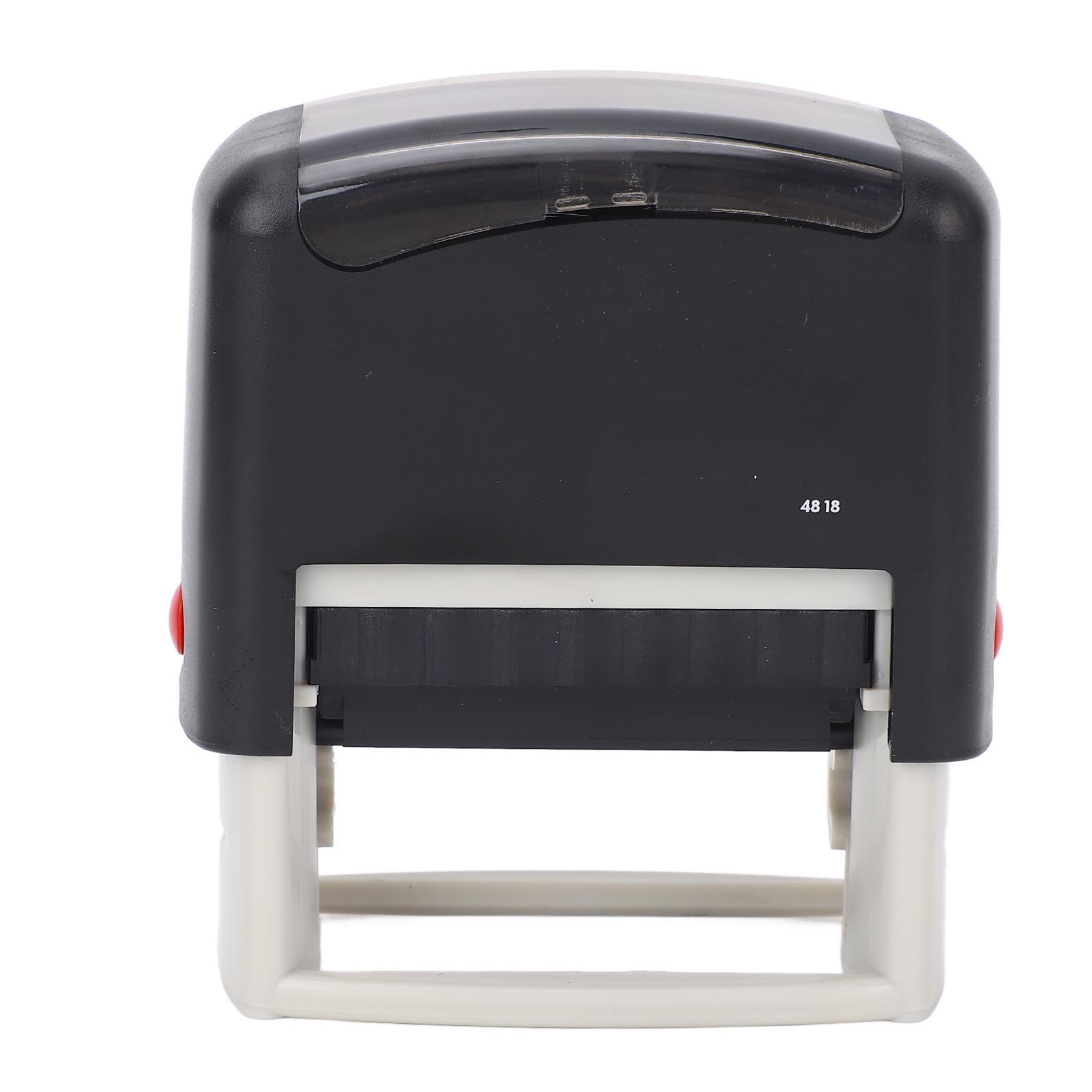 カスタマイズ可能なスタンプ 自動スタンプ 48x18mm ブラックシェル 数字 文字 シンボル 組み合わせスタンプ パーソナライズ 自動スタンプ