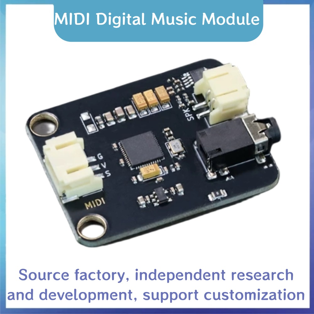 Цифровой музыкальный модуль MIDI, стандартный модуль синтеза музыки General MIDI 2.0, подходит для Arduino/ESP32/Microbit/Raspberry Pi
