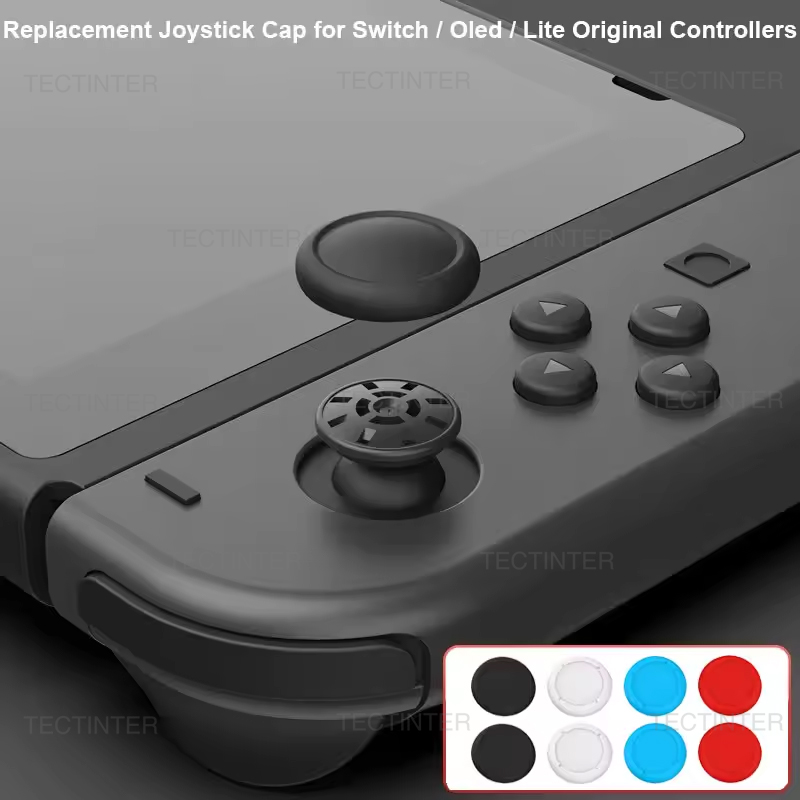 Joystick Replacement Caps for Nintendo Switch/OLED/Lite Controller 3D Analog Thumbstick Grip Repair Parts for Switch Accessories