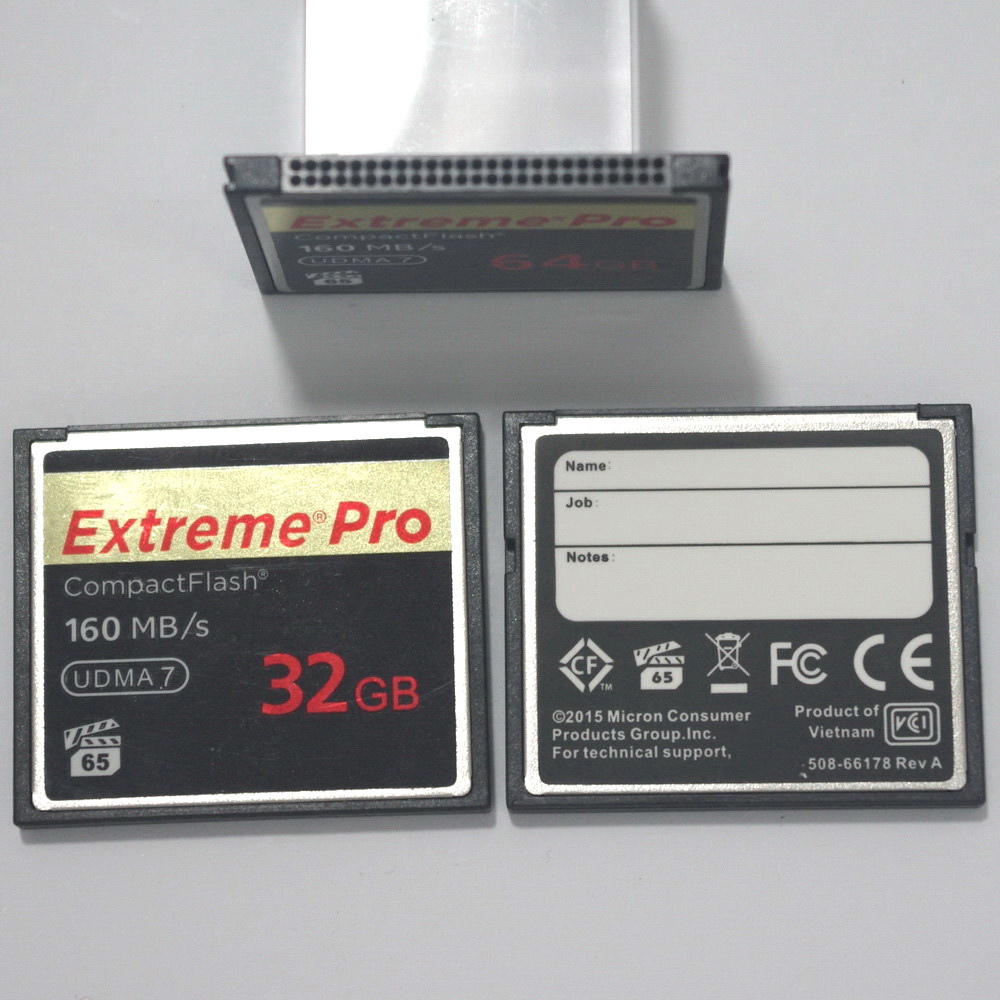Tarjeta Xientrnic Extreme Pro Compact Flash CF 16GB 32GB 64GB alta velocidad UDMA7 160MB 1066X VPG-65 EOS 1D-X 7D 50D CF a IDE Mod