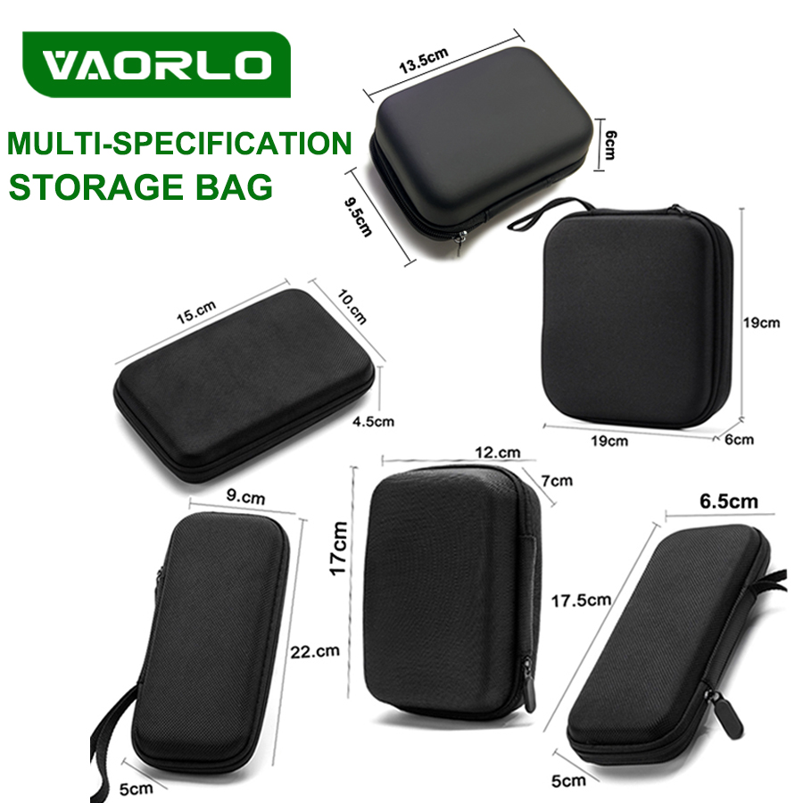 Bolsa de almacenamiento de datos para auriculares, organizador de cables rectangular cuadrado ovalado, Mini bolsa con cremallera, dispositivos tecnológicos, cargador portátil, funda de disco U