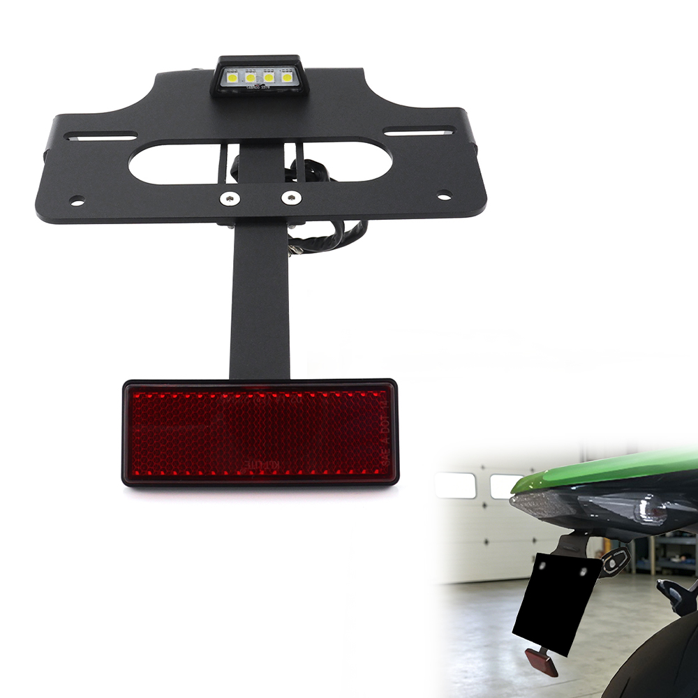 Kit Eliminador de Guardabarros Trasero para Motocicleta KAWASAKI ZX-10R ZX10R 2011-2015, Soporte para Placa de Matrícula