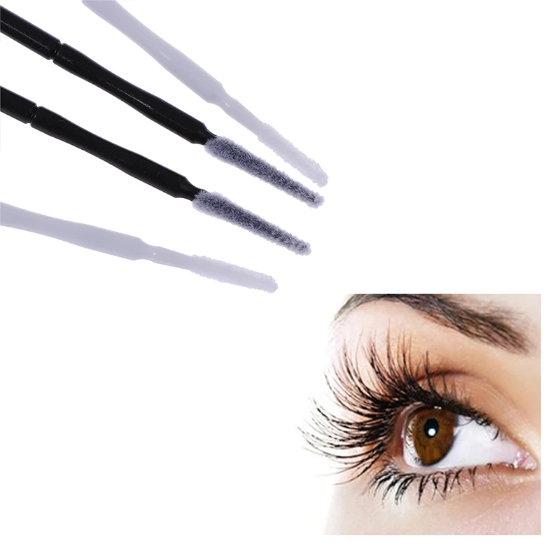 100 ชิ้น Professional Disposable Eyelash Extension Micro แปรง Applicator Make Up มาสคาร่า Swab แปรงแปรงแต่งหน้า Swab