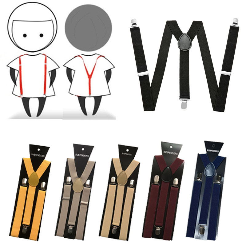Tirantes ajustables de Color caramelo, tirantes elásticos de cuero con espalda en Y para hombres, mujeres, niños, pantalones, camisa, accesorios de falda para niña