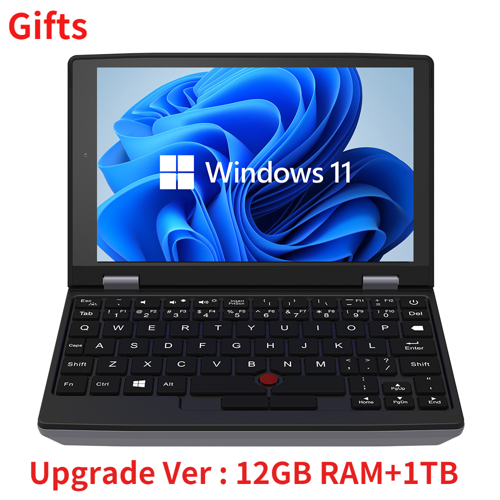 Mini portátiles portátiles 2024, cuadernos pequeños de Metal con Windows 11, pantalla táctil de 7 pulgadas para oficina, N100, 16GB + 1TB, IPS, Netbook, Micro ordenador
