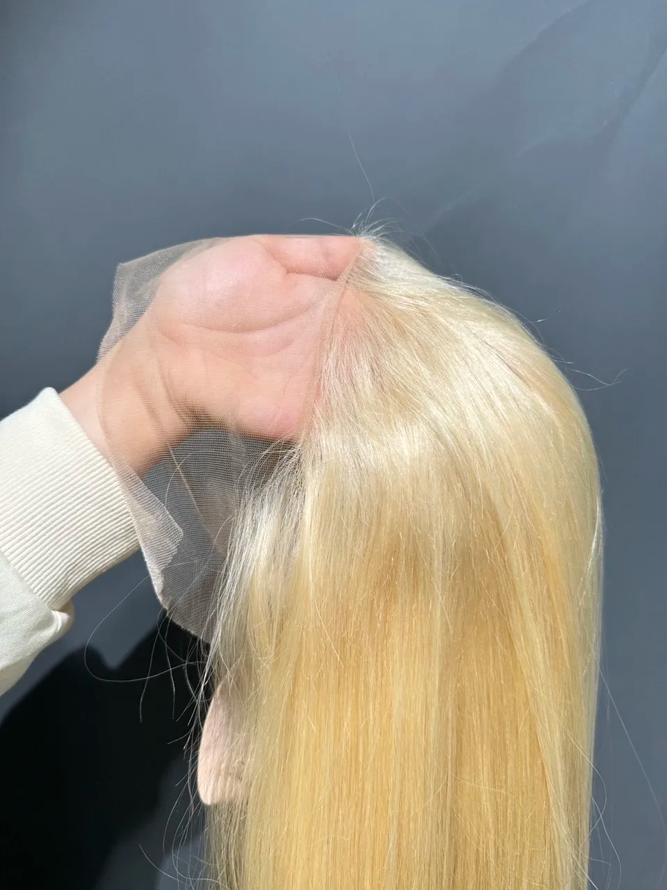 Perucas de Cabelo Humano Liso 613 Loiro Mel com Renda Frontal 13x6 Brasileiras de 30 a 40 Polegadas, Perucas Frontais com Renda Transparente 13x4 Coloridas 613