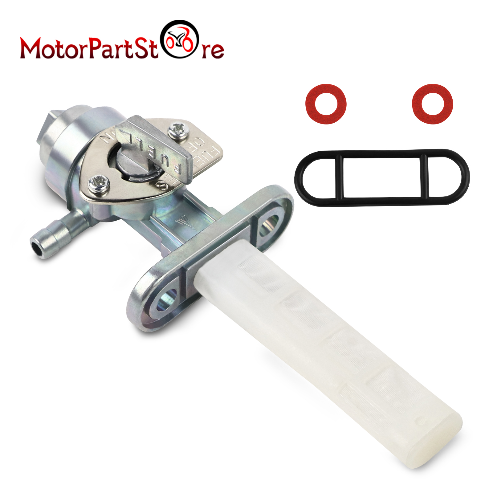 Robinet de carburant pour Suzuki TS125 TS185 TS50 TS250 GN125 GN250 ZR50 GP100 DR200 GT250 DS125 TC125 TC185