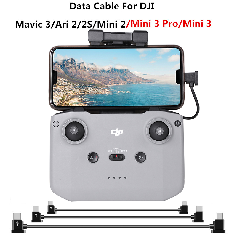 Kabel do transmisji danych RC-N1 Złącze pilota do tabletu telefonicznego Micro USB TypeC IOS Extend dla DJI Mavic MINI/SE/Pro/Air/Mavic 2