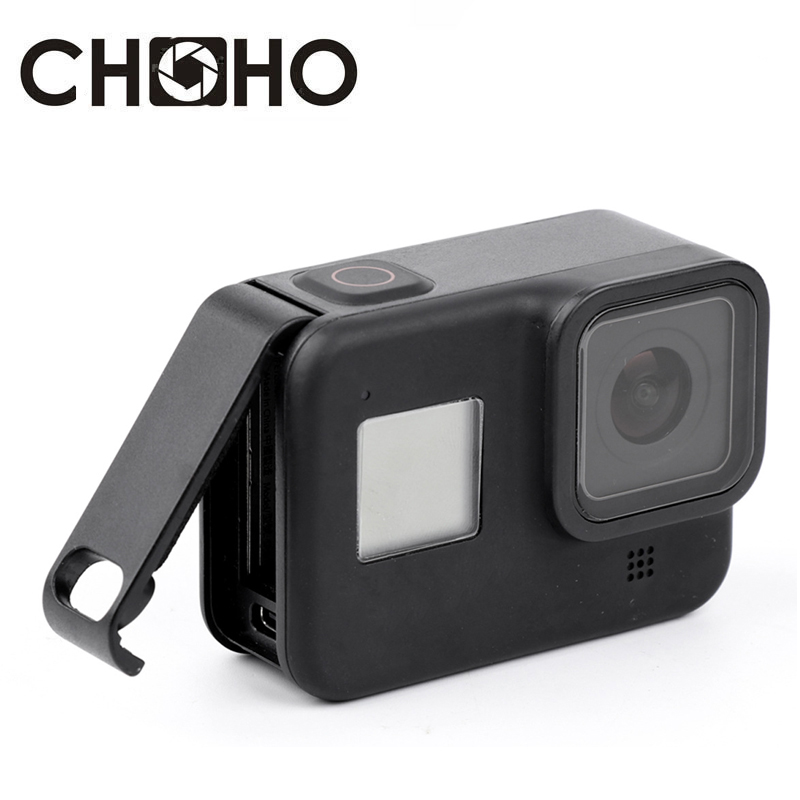 Боковая крышка батарейного отсека для GoPro Hero 8, пылезащитная крышка батарейного отсека, чехол для зарядки для Go Pro Hero8, черные аксессуары для камеры