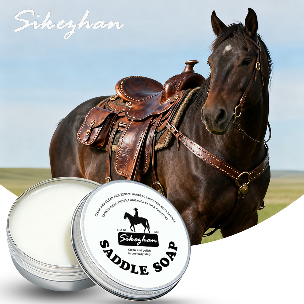 Crema de mantenimiento y cuidado de silla de montar de cuero Natural, acondicionamiento profundo, impermeabilización y potenciador de brillo, crema restaurada