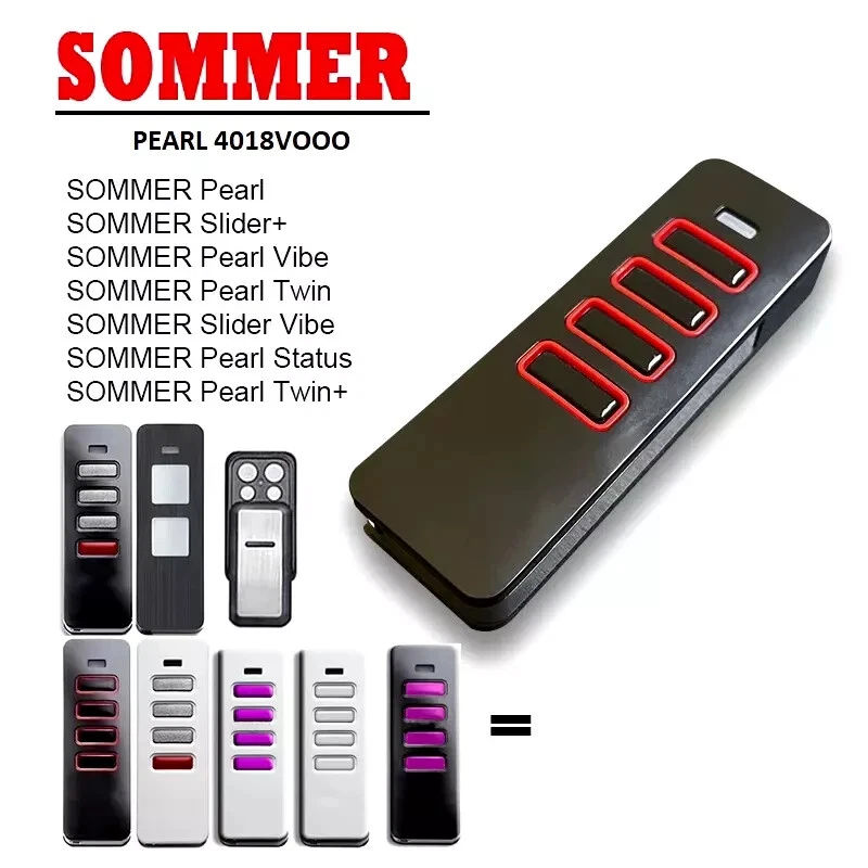 For SOMMER PEARL 4018 4019 4018V000 4018V064 S10779 TX40-868-4 TX55-868-4 868MHz Garage Door Remote Control Hand Transmitter