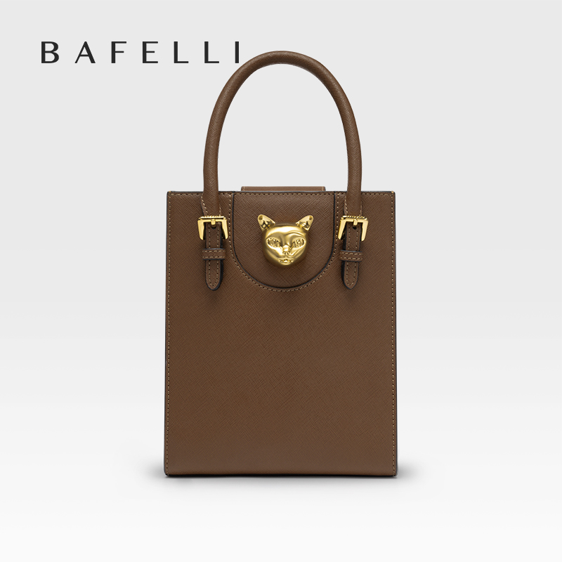 BAFELLI 2026 NOVA BOLSA FEMININA DE MÃO CAT MARCA DE LUXO DESIGNER ESTILO ORIGINAL TENDÊNCIA BOLSAS DE OMBRO CASUAIS MINI TOTE TRANSVERSAL