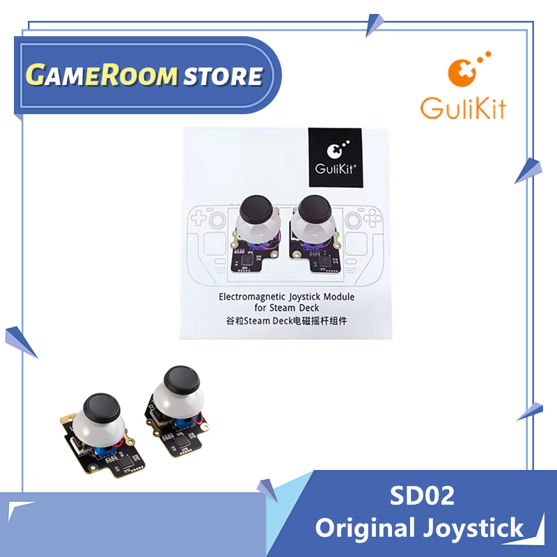 GuliKit SD02 Joystick Geen Drifting Elektromagnetisch voor Steam Deck Joystick Vervanging Reparatie Hall Effect Sensor Analoge Stick