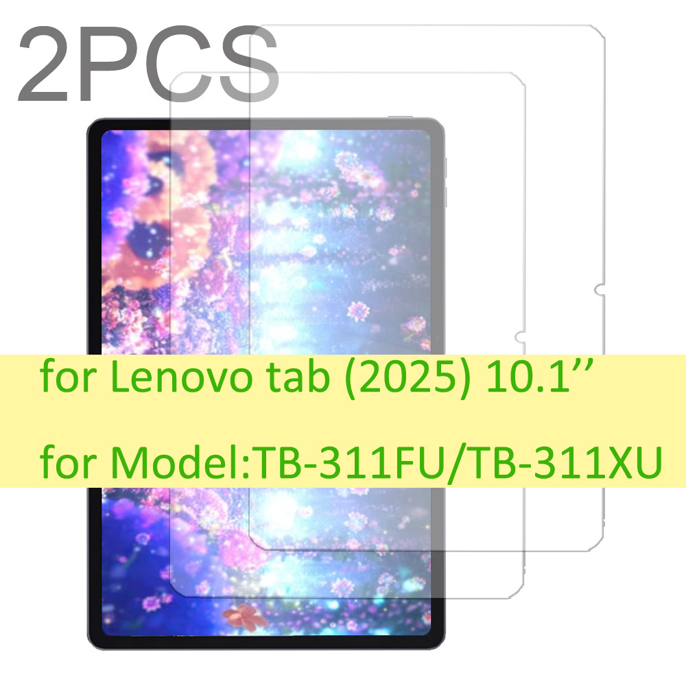 2 SZT. Szkło hartowane na ekran do tabletu Lenovo Tab 2025 10.1'' dla TB-311FU TB-311XU, folia ochronna HD przezroczysta