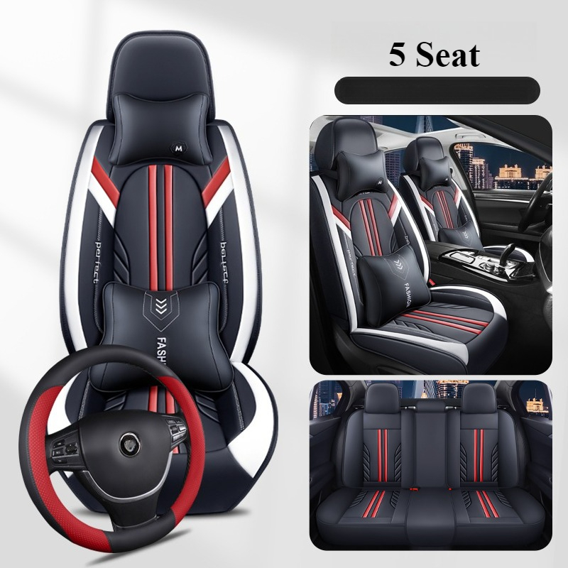 Housse de siège de voiture à couverture complète, Support lombaire 3D, pour CHRYSLER, tous les modèles 300C 200 Grand Voyager Pacifica, accessoires de voiture