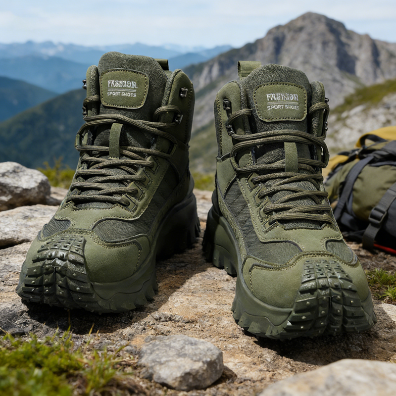Nuevas Botas de Senderismo Deportivas de Otoño, de Caña Alta y Talla Grande, Cómodas con Suelas Gruesas, Ligeras y Casuales, Aptas para Actividades Diarias al Aire Libre, Caminatas, Viajes, Montañismo y Camping, para T
