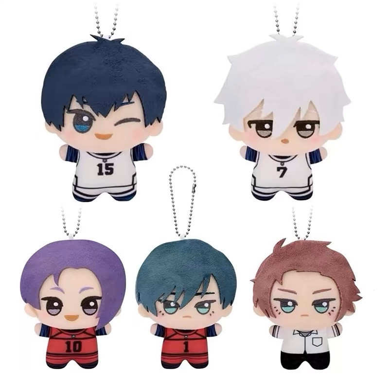 10 см новый плюшевый кулон с синим замком, брелок Isagi Yoichi Nagi Seishiro Mikage Reo Rin Itoshi Itoshi Sae, экшн-кукла, игрушка, сумка в подарок