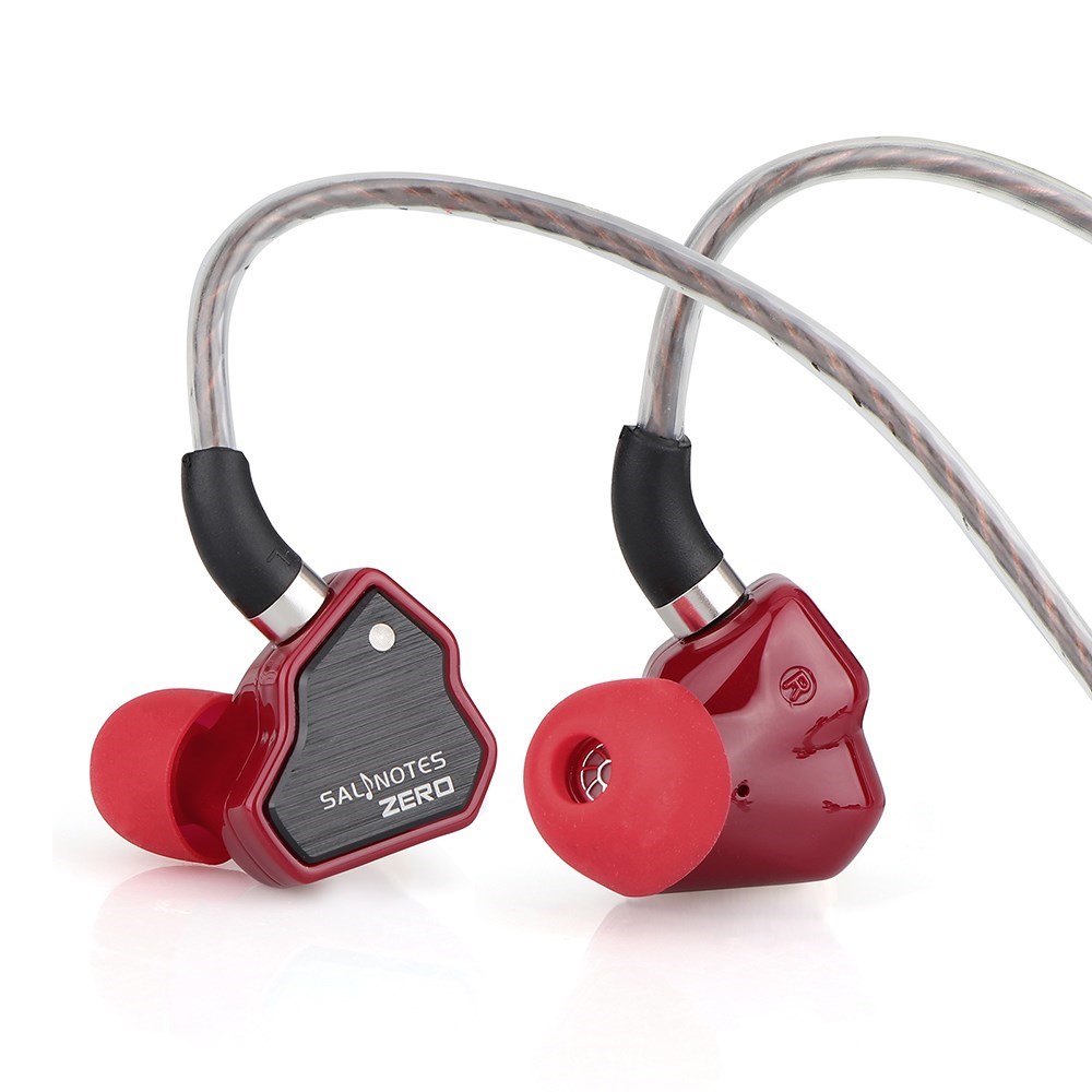 7Hz Salnotes ゼロ HiFi 10mm ダイナミックドライバーインイヤーイヤホン IEM 金属複合ダイヤフラム N52 マグネット
