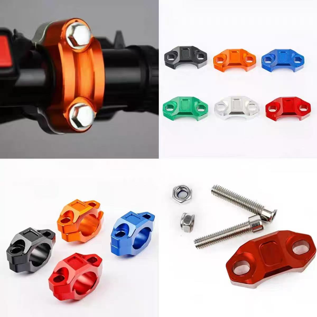 Adapter CNC do mocowania pompy sprzęgła i hamulca motocyklowego 22 mm, blokada dolna, osłona pompy sprzęgła i hamulca.