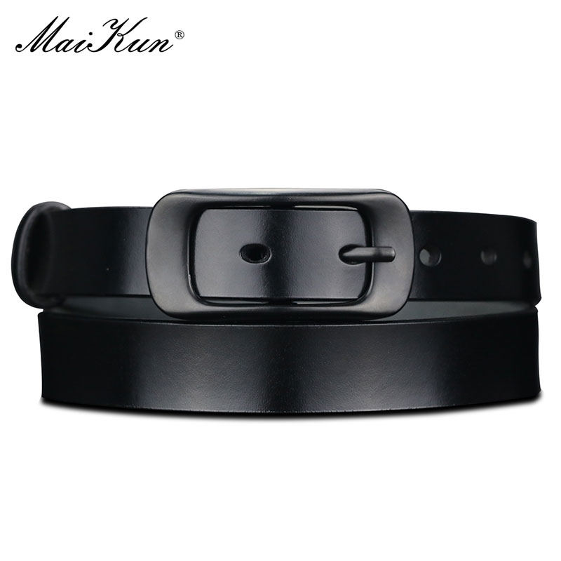 Maikun – ceinture en cuir véritable pour femme, vêtement pour jean et pantalon