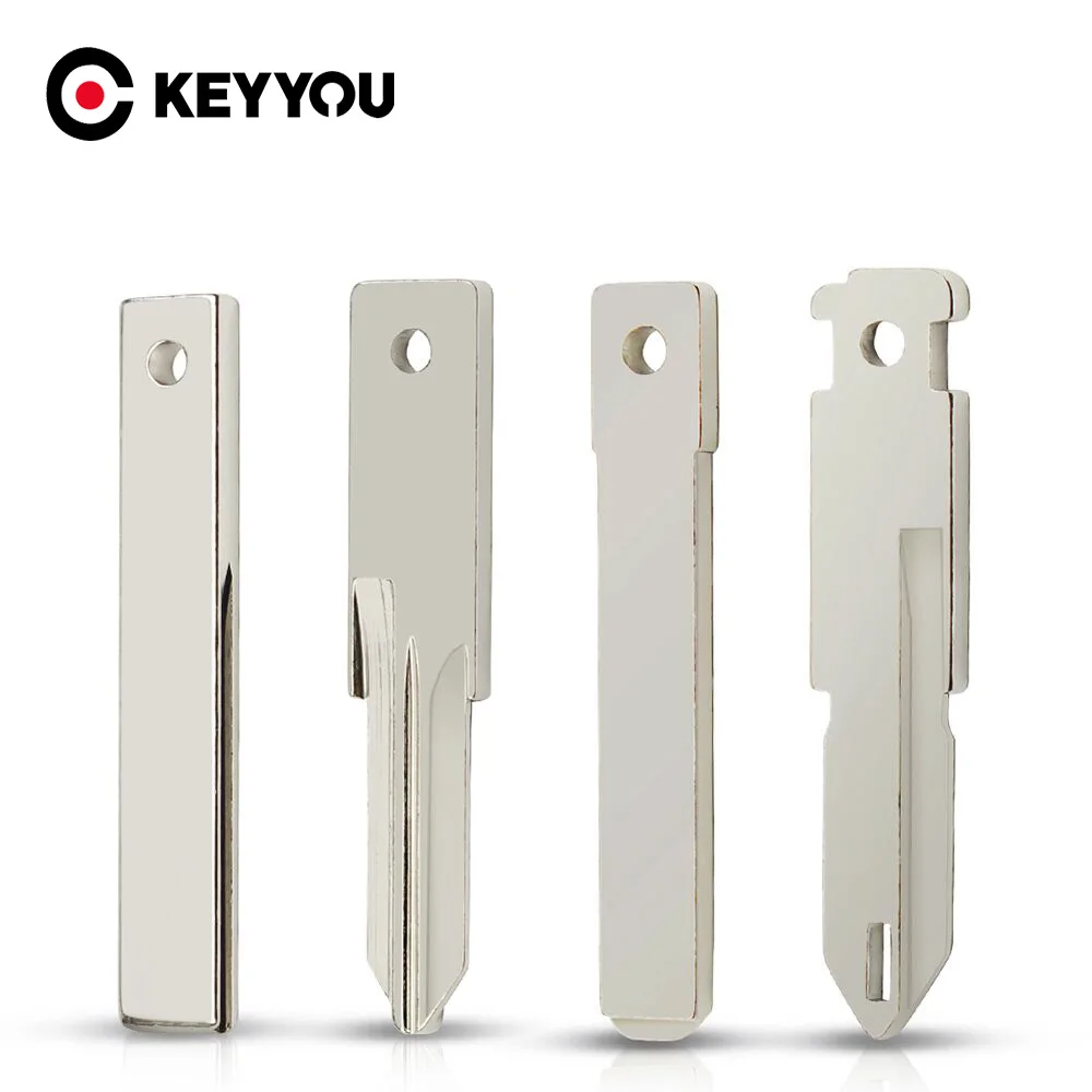 KEYYOU For Renault Nissan Citroen Peugeot 307 207 308 Remote Car Key Uncut Blade VAC102 VA2 HU83 NE72 Blank Key Blade