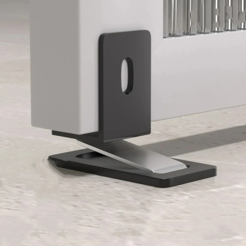 Unsichtbarer Magnetischer Türstopper Selbstklebend Aluminiumlegierung Winddichter Zugluftblocker Anti-Kollisions-Türfänger für Zuhause