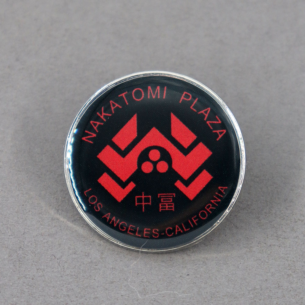 Die Hard Nakatomi-Plaza Metal Brooch Action Movie Inspiration Badge Jewelry