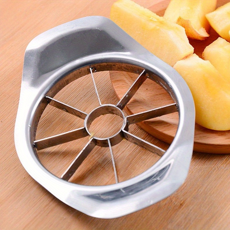 Utensílios de Cozinha em Aço Inoxidável com Cabo Confortável, Cortador de Maçã, Ferramentas Multifuncionais para Frutas e Vegetais