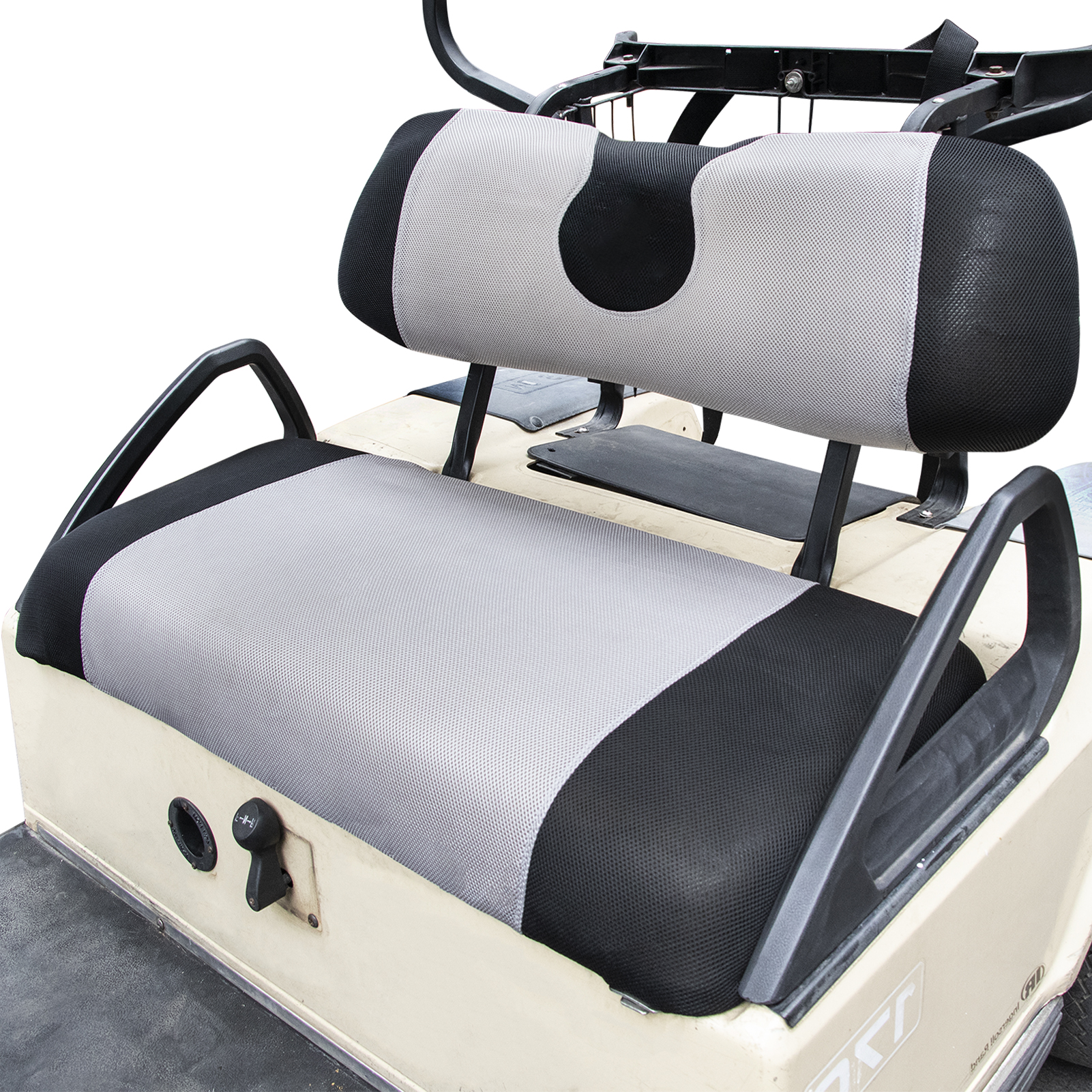 Golfkar Fashion Design Warmtewasbaar Polyester Mesh Doek Stoelhoes Voor Club Car DS & EZGO TXT