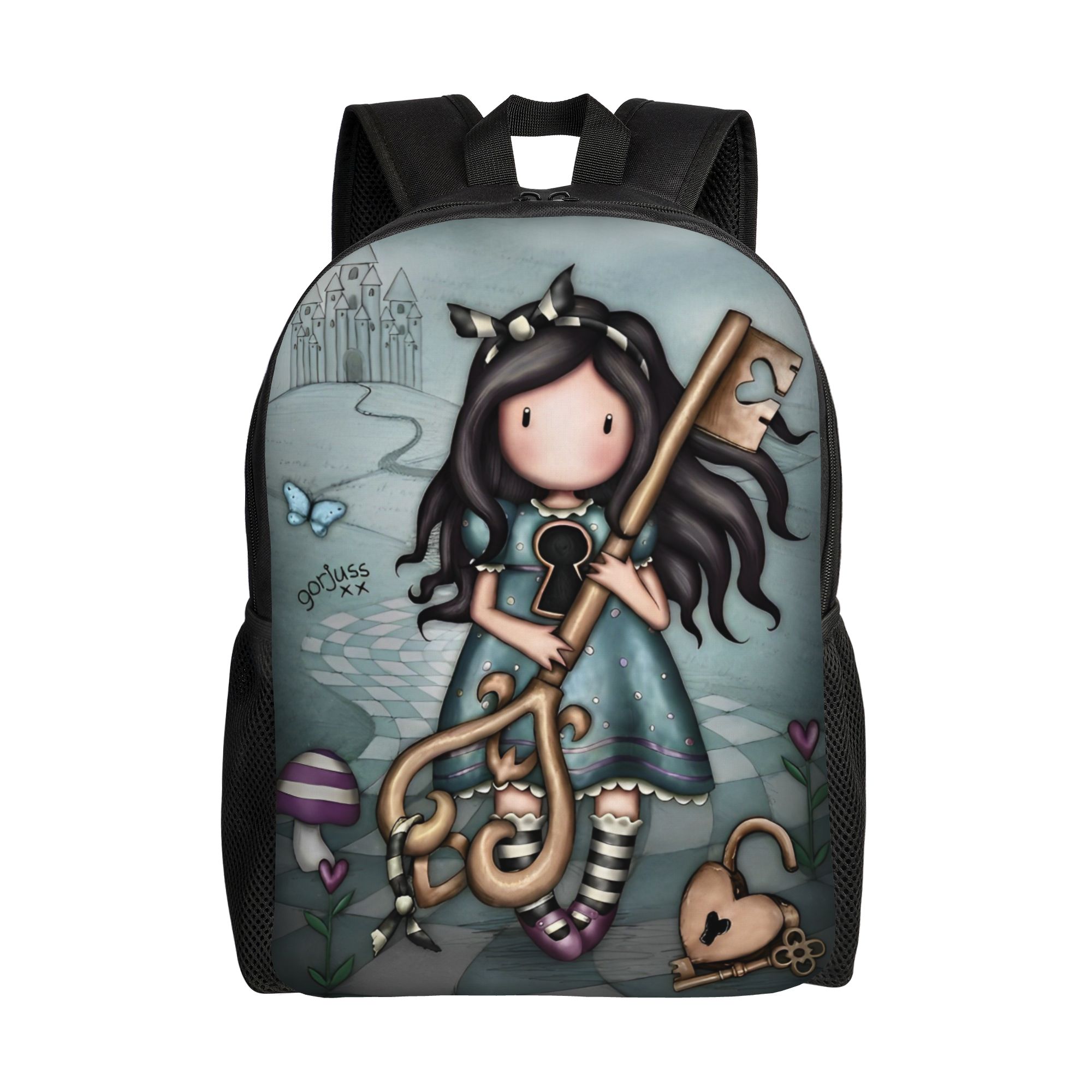 S-Santoro G-Gorjuss Backpack for Men Women Cool Student Business Daypack Cute Doll Toys  Laptop Computer Shoulder Bag Gift