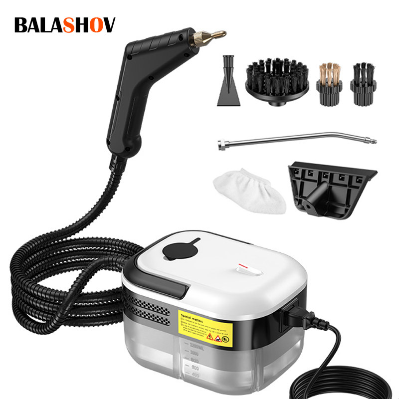 Limpiador a vapor eléctrico esterilización de alta temperatura aire acondicionado capó de cocina máquina de limpieza de coche 110V EE. UU./220V enchufe de la UE
