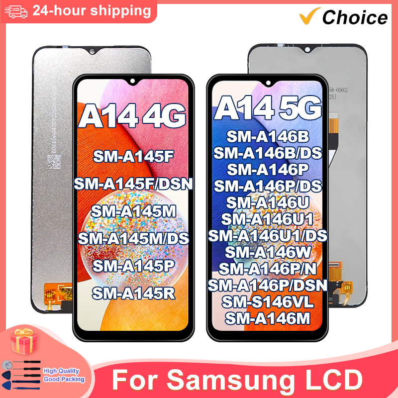Wahl für samsung galaxy a14 4g lcd SM-A145F a145m display touchscreen digitalis ierer für samsung a14 5g SM-A146B lcd
