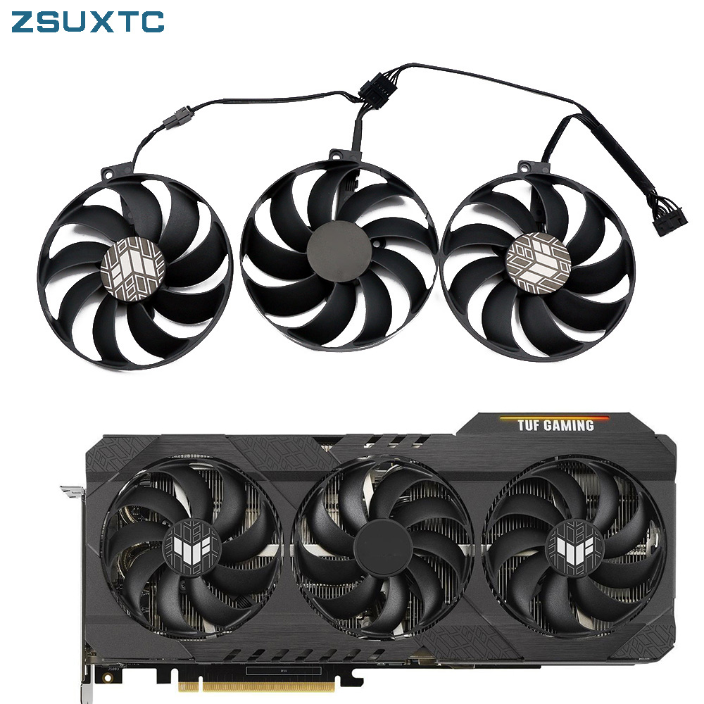 Ventilador de placa gráfica CF9010U12D PLD09210S12H DC12V para ASUS TUF RTX 3060 3060 TI 3070 3080 3080Ti RTX3080 RTX3070 3090